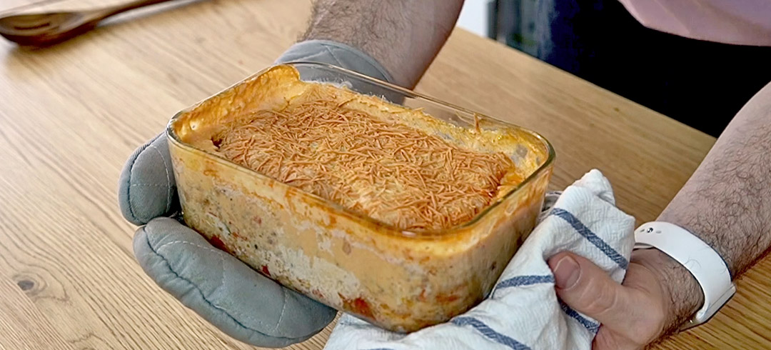 Lasaña de calabacín saludable